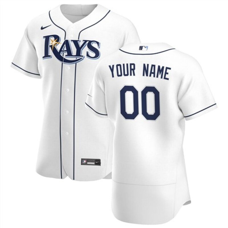 68632abfc9725_1 Men's Tampa Bay Rays White Customized Stitched MLB Jersey