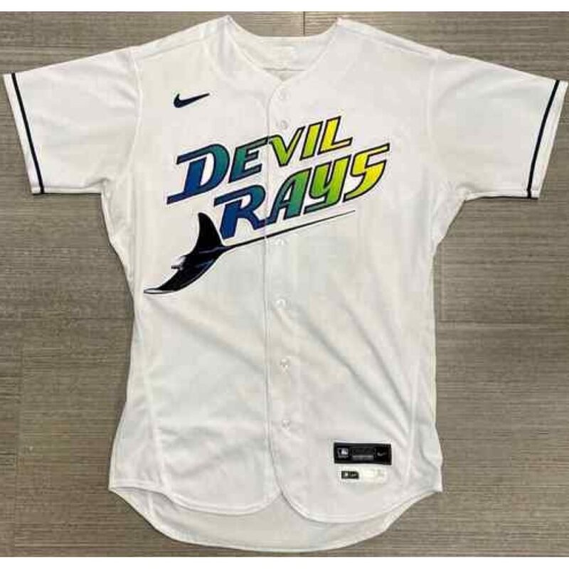68632ac2274c3_1 Men's Tampa Bay Rays Customized White Flex Base Stitched Baseball Jersey