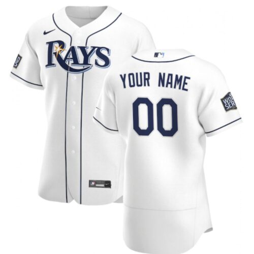 68632ac72be1d_1 Men's Tampa Bay Rays Customized White 2020 World Series Bound Flex Base Stitched MLB Jersey