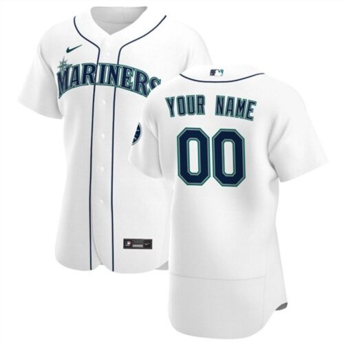 68632ae147238_1 Men's Seattle Mariners White Customized Stitched MLB Jersey