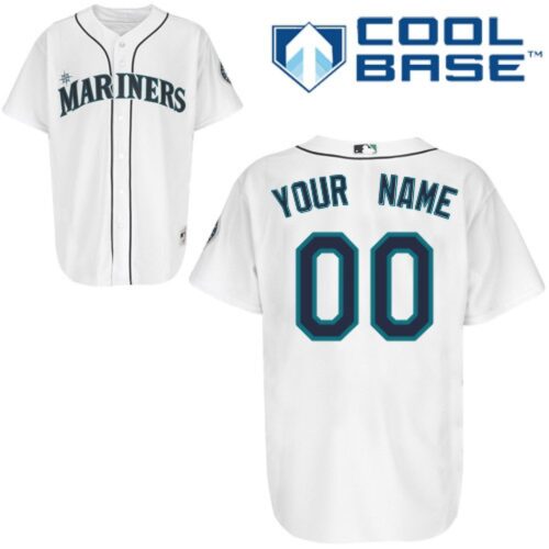68632aeb96e96_1 Mariners Customized Authentic White Cool Base MLB Jersey