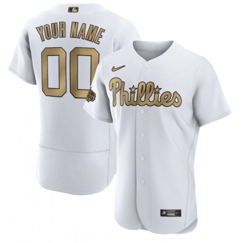68632b155566b_1 Men's Philadelphia Phillies ACTIVE Player Custom 2022 All-Star White Flex Base Stitched MLB Jersey