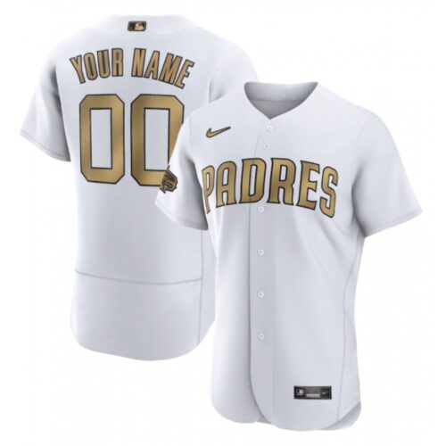 68632b3426e53_1 Men's San Diego Padres ACTIVE Player Custom 2022 All-Star White Flex Base Stitched MLB Jersey