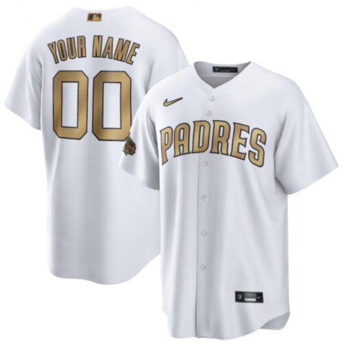 68632b36a78e3_1 Men's San Diego Padres ACTIVE Player Custom 2022 All-Star White Cool Base Stitched Baseball Jersey
