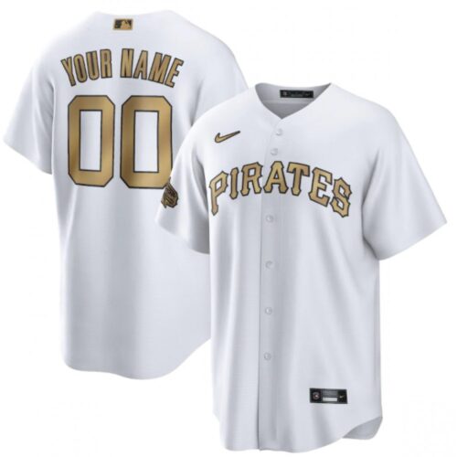 68632b4877052_1 Men's Pittsburgh Pirates ACTIVE Player Custom 2022 All-Star White Cool Base Stitched Baseball Jersey
