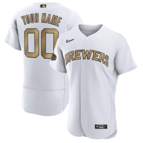 68632b5025fa3_1 Men's Milwaukee Brewers ACTIVE Player Custom 2022 All-Star White Flex Base Stitched MLB Jersey