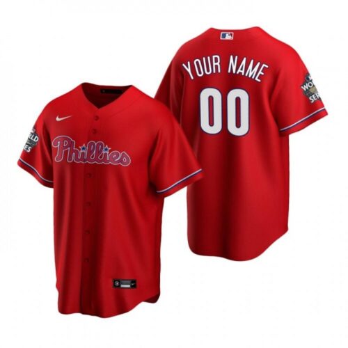 68632b75e4134_1 Men's Philadelphia Phillies Customized Red 2022 World Series Cool Base Stitched Baseball Jersey