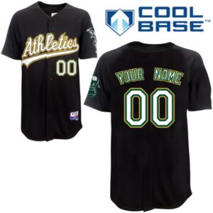 68632ba16accc_1 Athletics Personalized Authentic Black Cool Base MLB Jersey