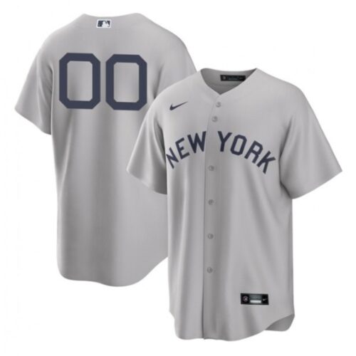 68632bb597488_1 Men's New York Yankees Customized 2021 Grey Field of Dreams Cool Base Stitched Baseball Jersey