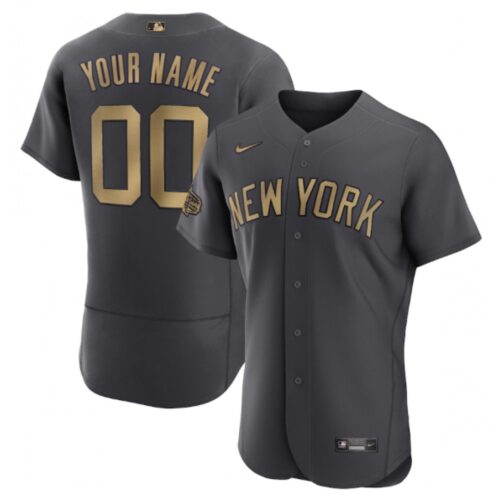 68632bca40fef_1 Men's New York Yankees ACTIVE Player Custom 2022 All-star Charcoal Flex Base Stitched Baseball Jersey
