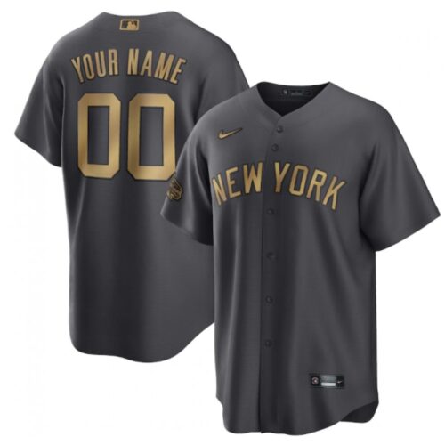 68632bccba173_1 Men's New York Yankees ACTIVE Player Custom 2022 All-Star Charcoal Cool Base Stitched Baseball Jersey