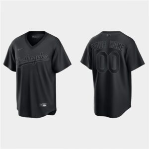 68632c4f602ad_1 Men's Los Angeles Dodgers ACTIVE Player Custom Black Pitch Black Fashion Replica Stitched Jersey
