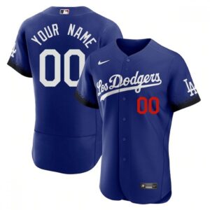 68632c63b63fe_1 Men's Los Angeles Dodgers ACTIVE Player Custom Royal 2021 City Connect Flex Base Stitched Jersey