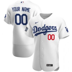 68632c666d1e3_1 Men's Los Angeles Dodgers ACTIVE Player White 2020 World Series Bound Custom Flex Base Stitched Jersey