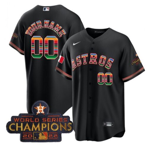 68632c8819d4f_1 Men's Houston Astros ACTIVE Player Custom Black Mexico With World Serise Champions Patch Cool Base Stitched Baseball Jersey