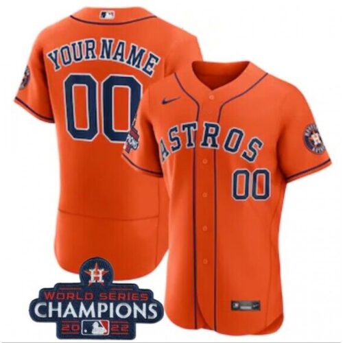 68632c9f76ddd_1 Men's Houston Astros ACTIVE Player Custom Orange 2022 World Series Champions Flex Base Stitched Baseball Jersey
