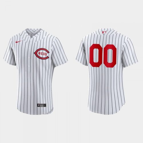 68632d7764dbc_1 Men's Cincinnati Reds ACTIVE Player Custom 2022 White Field of Dreams Stitched Baseball Jersey