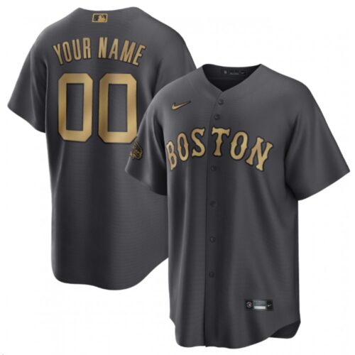 68632dde648dc_1 Men's Boston Red Sox ACTIVE Player Custom 2022 All-star Charcoal Cool Base Stitched Jersey