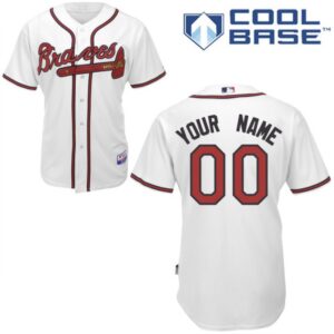 68632e5675efd_1 Braves Personalized Authentic White MLB Jersey