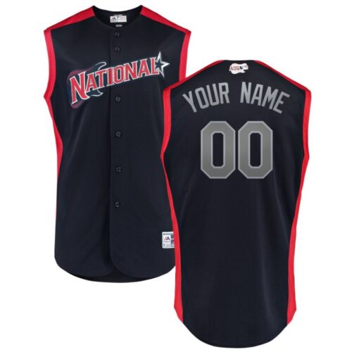 68632e9ee7965_1 National League Navy 2019 MLB All-Star Game Workout Custom Jersey
