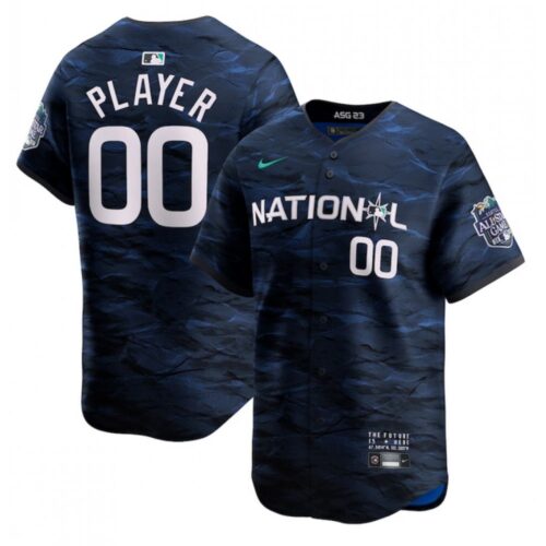 68632ea415e5b_1 Men's ACTIVE PLAYER Custom Royal 2023 All-star Cool Base Stitched MLB Jersey