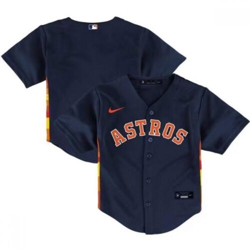 68632ee2ad74c_1 Toddler Houston Astros Blank Navy Stitched Baseball Jersey