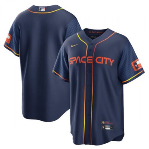 68632ee75f86b_1 Toddler Houston Astros Blank Navy City Connect Stitched Baseball Jersey