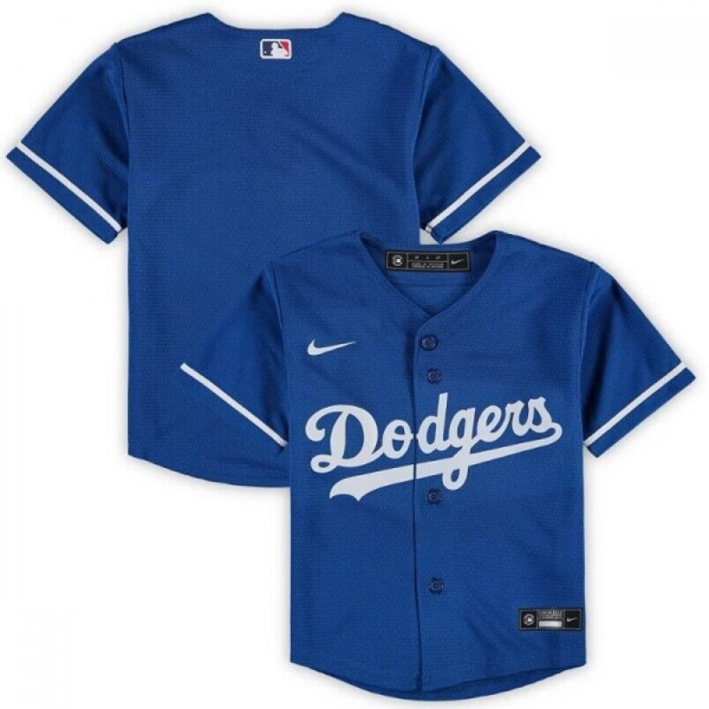 68632f095f204_1 Toddler Los Angeles Dodgers Blank Blue Stitched Baseball Jersey