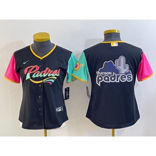 68632f5411077_1 Youth San Diego Padres Black Team Big Logo City Connect Stitched Baseball Jersey