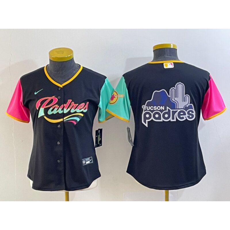 68632f5411077_1 Youth San Diego Padres Black Team Big Logo City Connect Stitched Baseball Jersey