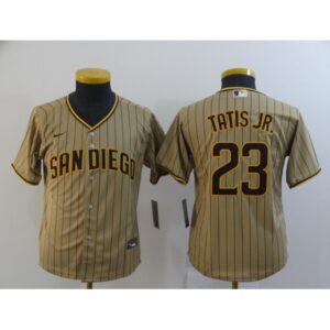 68632f5dd1c38_1 Youth San Diego Padres Fernando Tatis Jr. Green Cool Base Stitched MLB Jersey