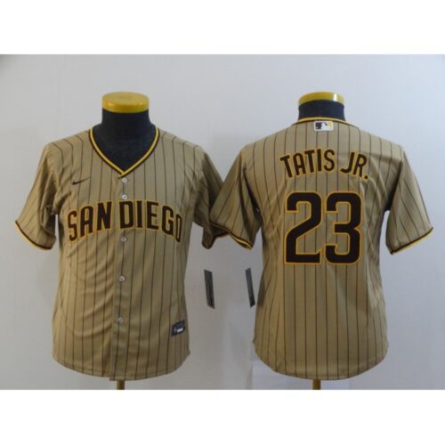 68632f5dd1c38_1 Youth San Diego Padres Fernando Tatis Jr. Green Cool Base Stitched MLB Jersey