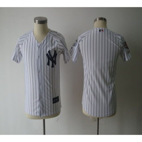 68632f9d1948d_1 Yankees Blank White Stitched Youth MLB Jersey