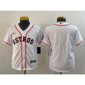 68632fd89c2aa_1 Youth Houston Astros Blank White With Patch Cool Base Stitched Jersey