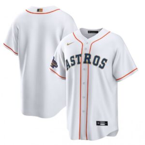 68632fdb00009_1 Youth Houston Astros Blank White 2023 Gold Collection With World Serise Champions Patch Stitched Baseball Jersey