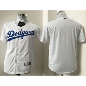 6863300bcca11_1 Dodgers Blank White Cool Base Stitched Youth MLB Jersey