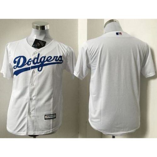 6863300bcca11_1 Dodgers Blank White Cool Base Stitched Youth MLB Jersey