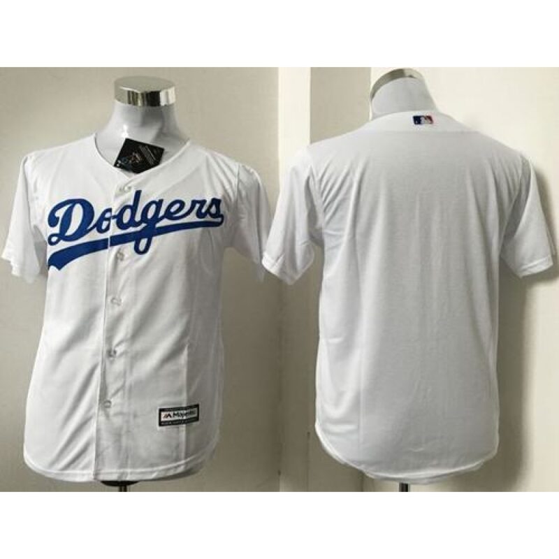 6863300bcca11_1 Dodgers Blank White Cool Base Stitched Youth MLB Jersey