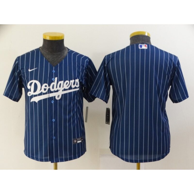 6863301a37c3d_1 Youth Los Angeles Dodgers Blank Blue Stitched Jersey