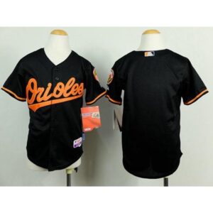 686330301c71a_1 Orioles Blank Black Cool Base Stitched Youth MLB Jersey