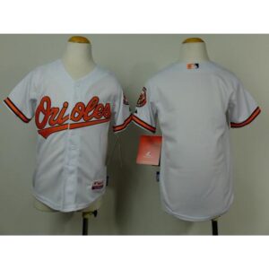 68633034db57b_1 Orioles Blank White Cool Base Stitched Youth MLB Jersey