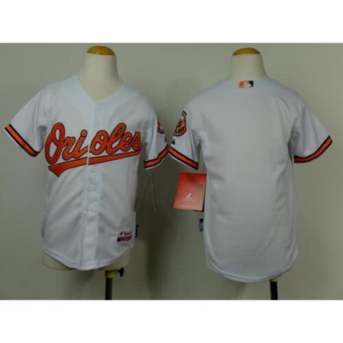 68633034db57b_1 Orioles Blank White Cool Base Stitched Youth MLB Jersey