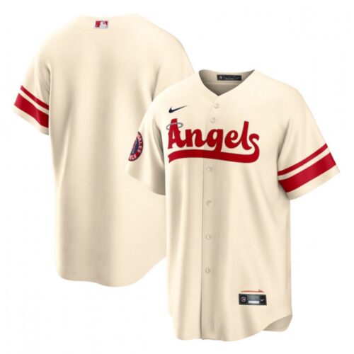 68633040bbaec_1 Youth Los Angeles Angels Blank 2022 Cream City Connect Stitched Jersey