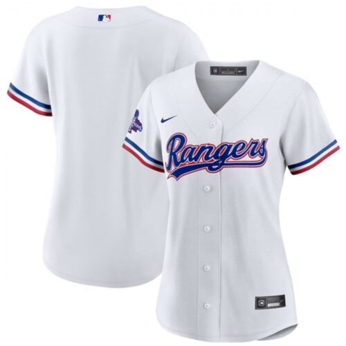686330a6d3580_1 Women's Texas Rangers Blank White 2023 World Series Champions Stitched Baseball Jersey(Run Small)