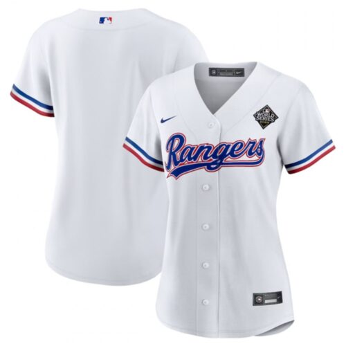 686330a92abf3_1 Women's Texas Rangers Blank White 2023 World Series Stitched Baseball Jersey(Run Small)