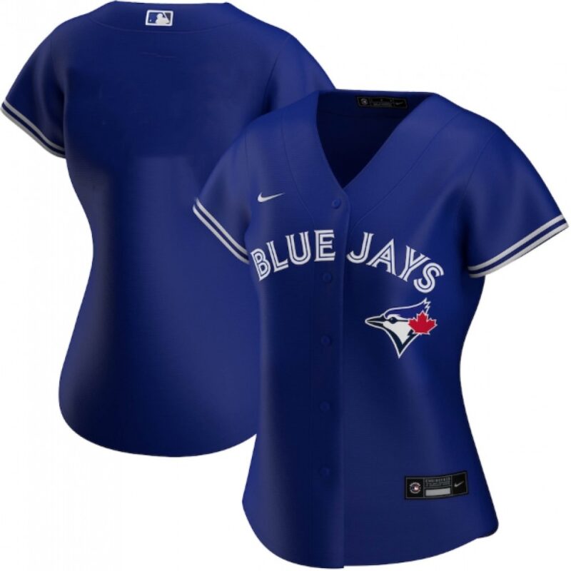 686330b6d21a4_1 Women's Toronto Blue Jays Blank Blue Stitched Baseball Jersey(Run Small)