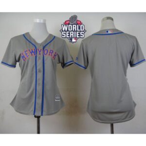 686330cd4274d_1 Mets Blank Grey Road W/2015 World Series Patch Women's Stitched MLB Jersey
