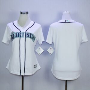 686330e2c982f_1 Mariners Blank White Women's Fashion Stitched MLB Jersey