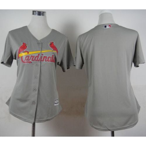 686330ee697cb_1 Cardinals Blank Grey Road Women's Stitched MLB Jersey