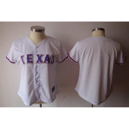 68633137604f7_1 Rangers Blank White Women's Fashion Stitched MLB Jersey